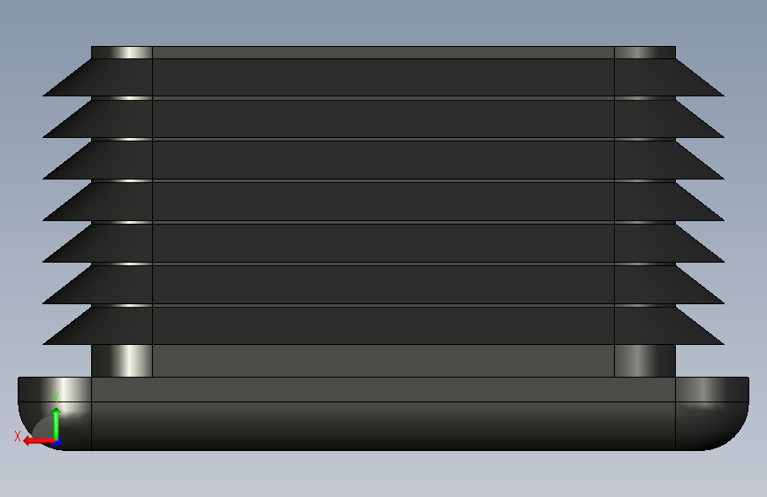 带有快速释放功能的K31弹夹-Autodesk Inventor-STEPIGES 背面视图