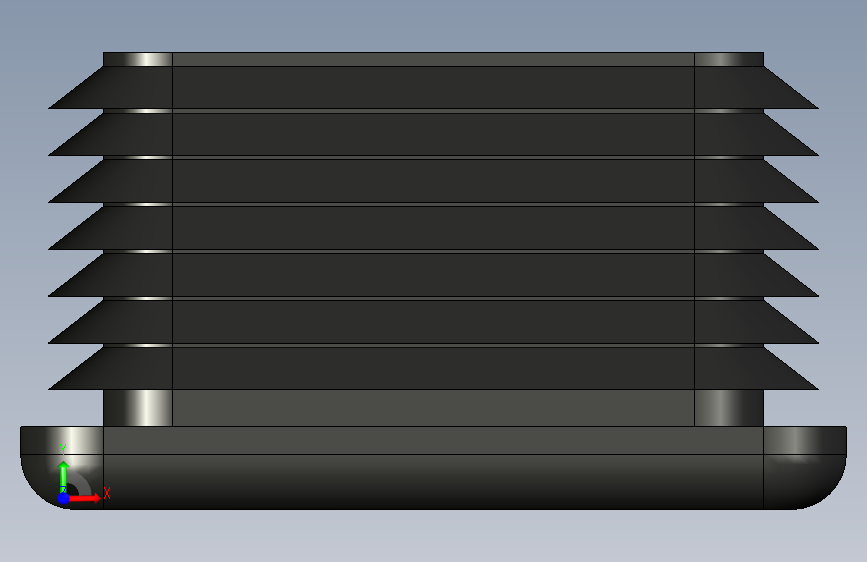 带有快速释放功能的K31弹夹-Autodesk Inventor-STEPIGES 正面视图