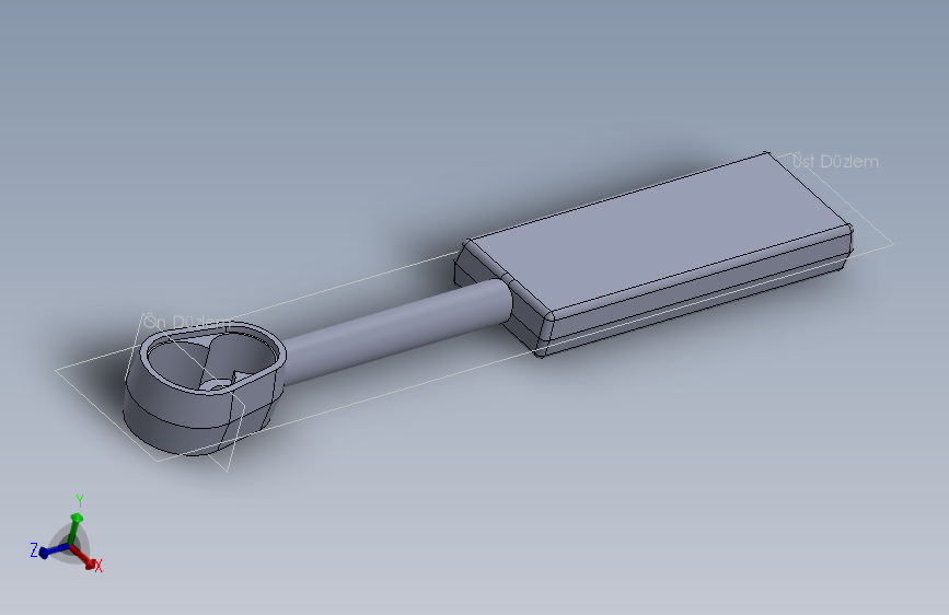对称性和倾斜特征的Solidworks基础培训-SW- 主视图