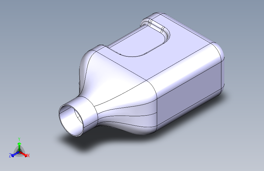 防漏设计的水瓶-CATIA-