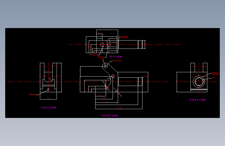 高效传动连杆-AutoCAD-