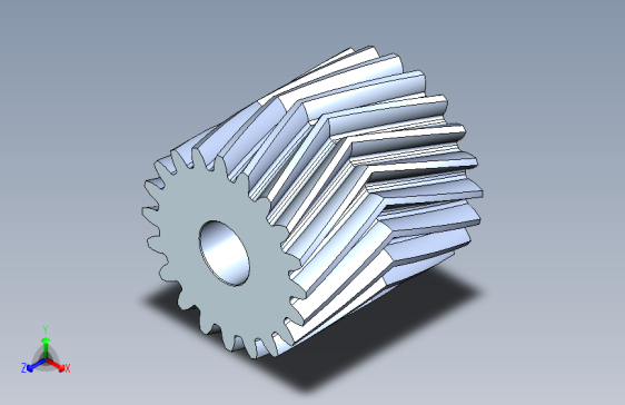 高效的雪佛龙齿轮-STL-