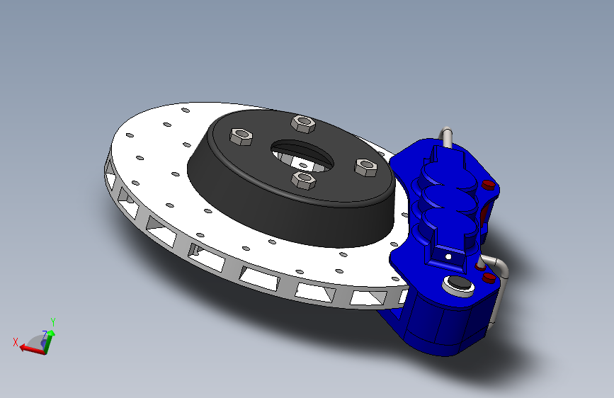 高效散热的钻孔制动盘-SW-