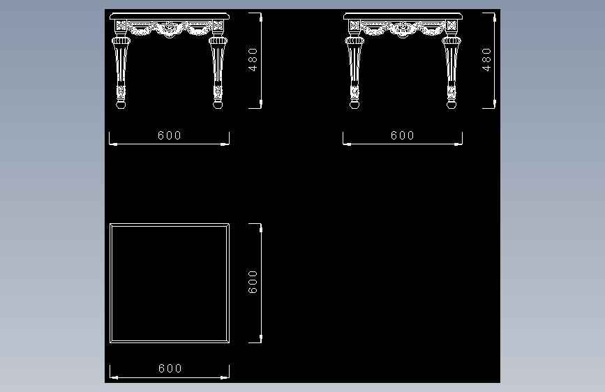 高质量大理石咖啡桌(Modenese Furniture)--Autodesk 3ds Max