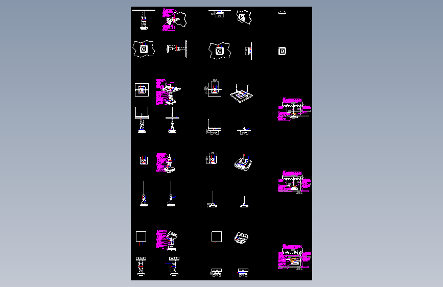 功能美观的梯形茶几-AutoCAD-Rhino