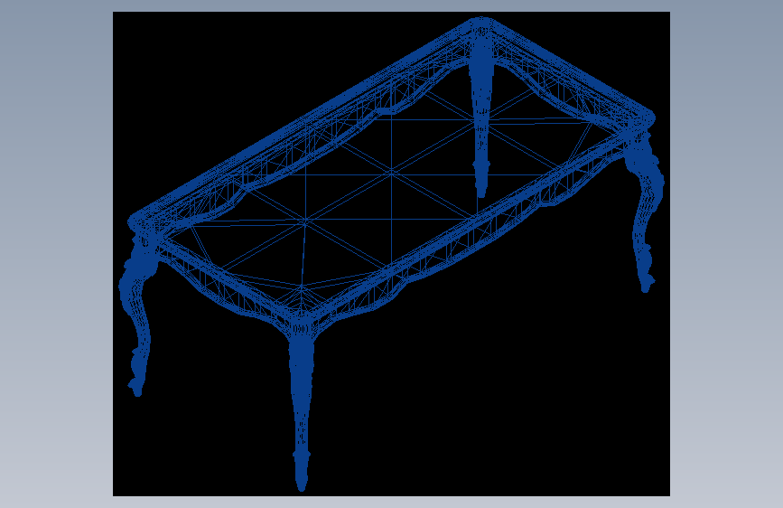 豪华餐桌 Modenese--AutoCAD