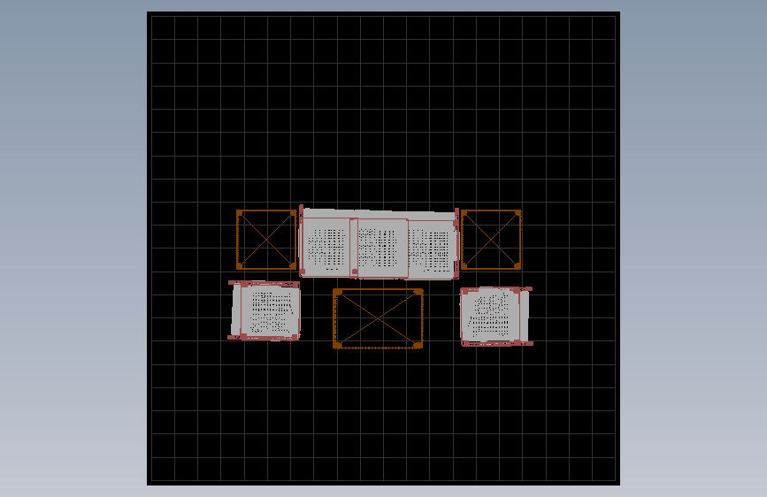 豪华装饰客厅套装 YASİN-AutoCAD-OBJ