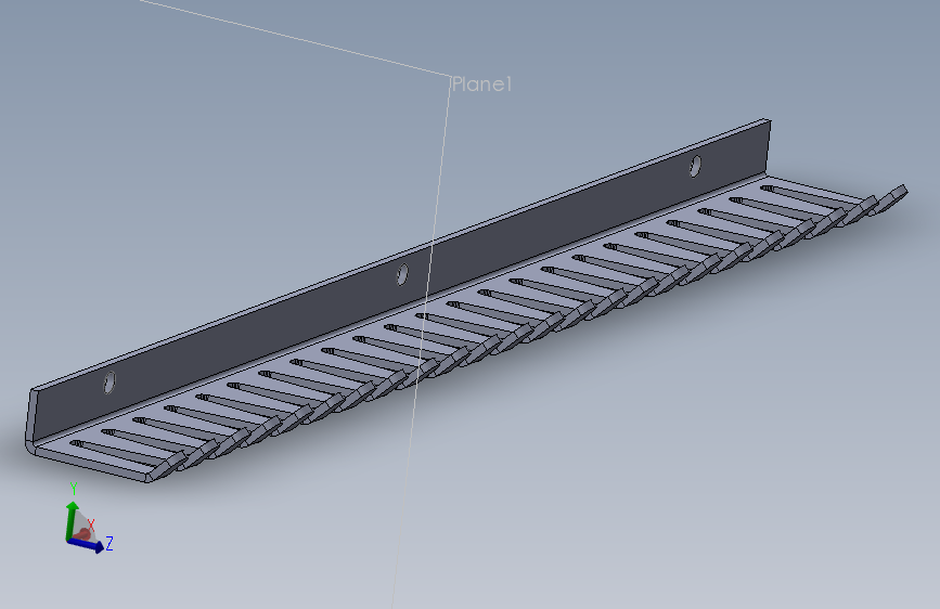 激光切割金属弯曲机制作的2mm薄钢丝衣架--AutoCAD