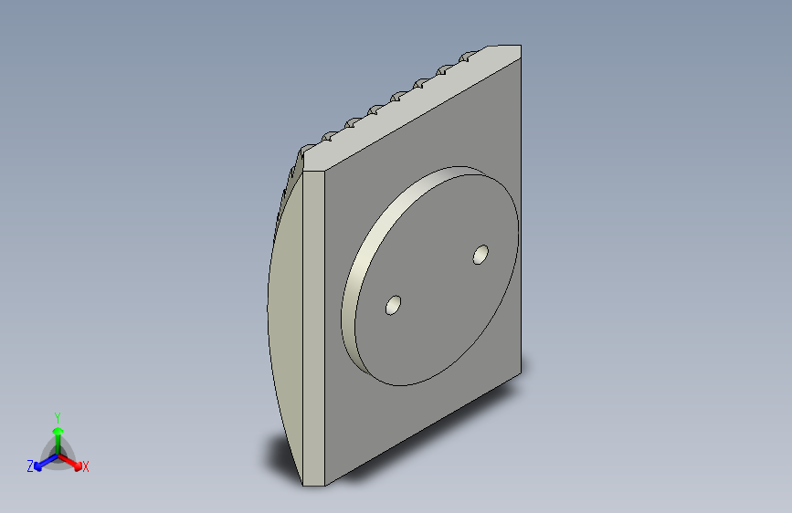 夹持圆形振动锤手柄圆形夹持-Autodesk Inventor-STEPIGES