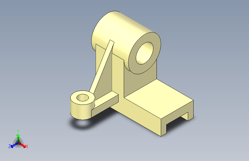 简单练习-模型7-Autodesk Inventor-