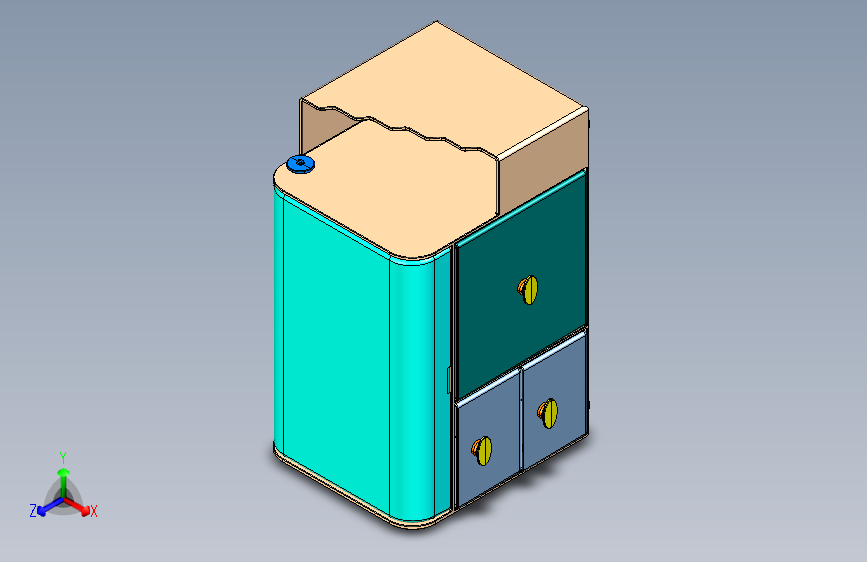 简易组装的塑料笔筒-STEPIGES-CATIA