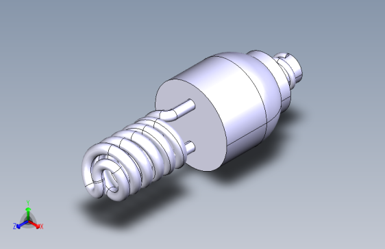 节能型CFL灯泡-CATIA-