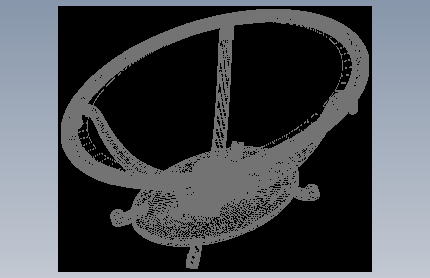 精致经典风格咖啡桌Modenese椭圆形-AutoCAD-