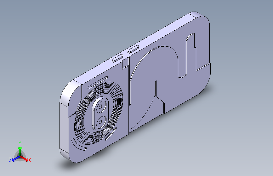 具备通讯功能的手机-CATIA-