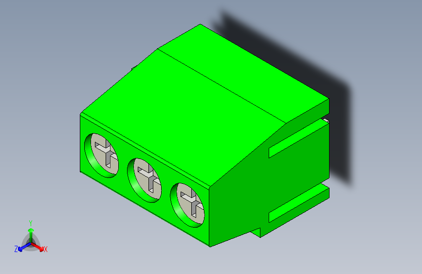 具防水功能的Conector BR4-STEPIGES-FreeCAD