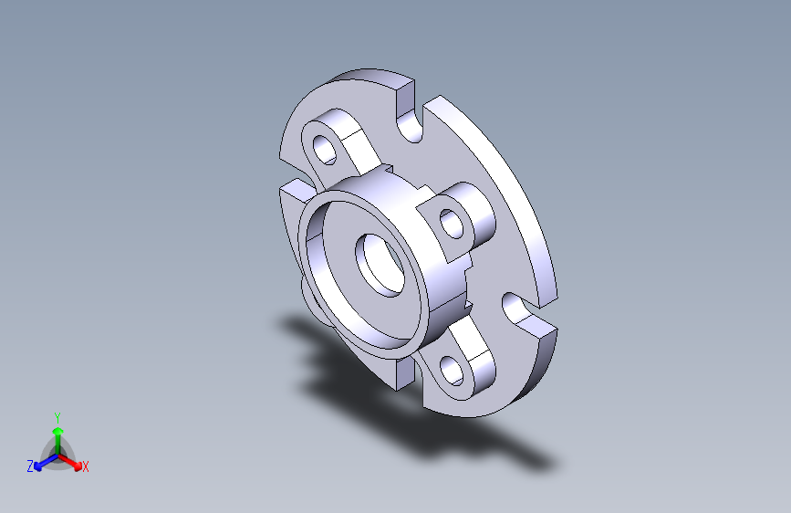 具有弹性的橡胶垫片-CATIA-