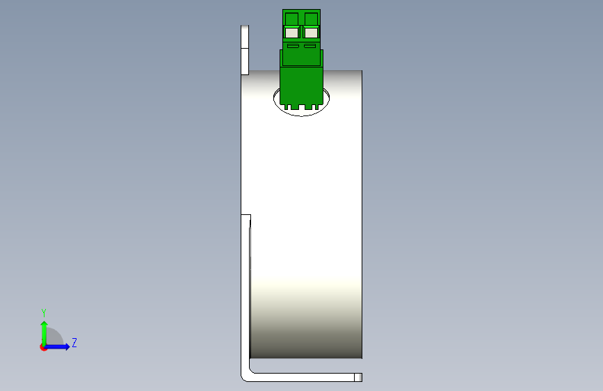 具有地漏功能的CJ LINDEQUE-Autodesk Inventor- 左侧视图