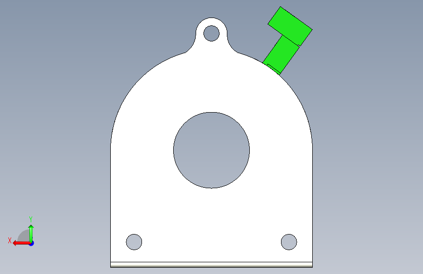 具有地漏功能的CJ LINDEQUE-Autodesk Inventor- 背面视图