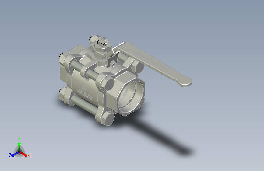 具有多功能设计的阀门-Parasolid-Autodesk Inventor