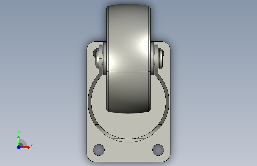 具有防护功能的 TE50TP Casters-STEPIGES- 正面视图