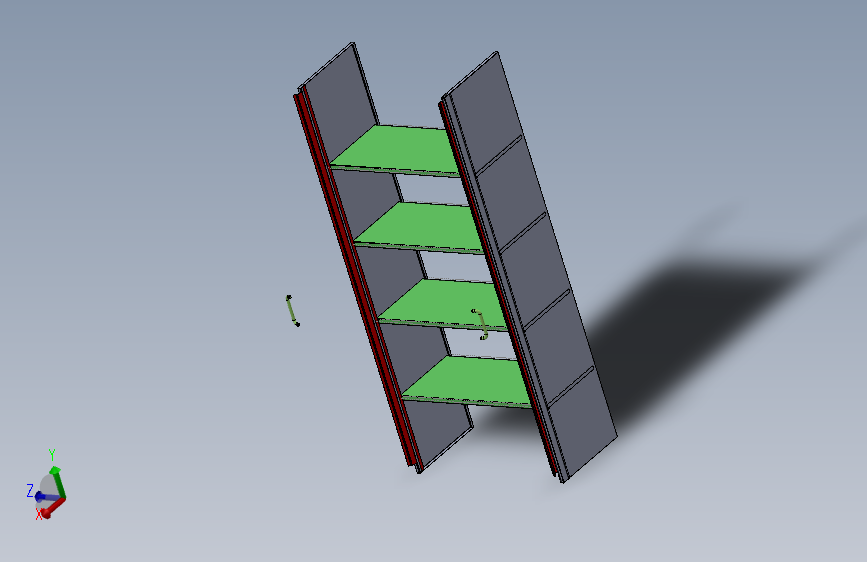具有防锈功能的金属柜-SW-AutoCAD