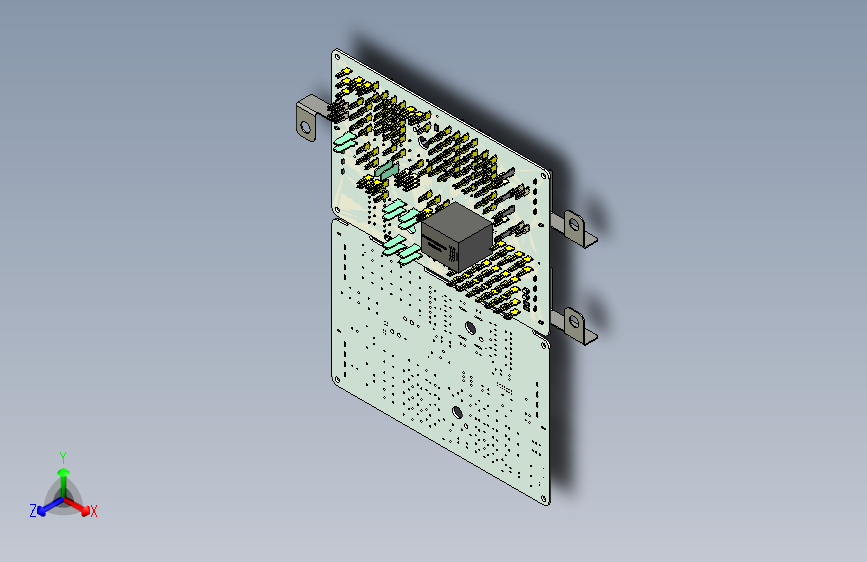 具有隔离功能的PCB保险盒-Parasolid-