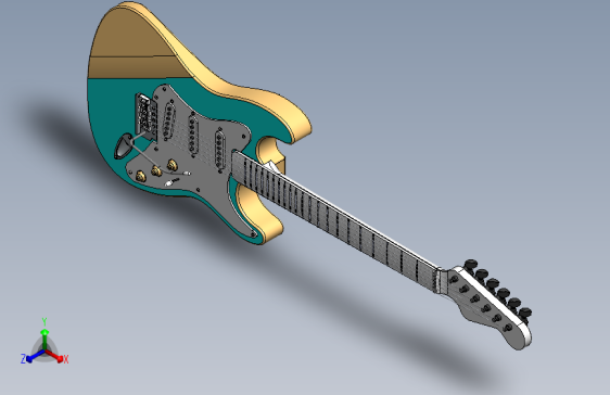 具有经典外形的Fender Stratocaster-STEPIGES-SW