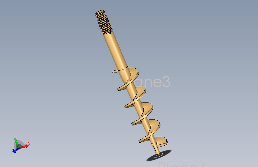 具有螺旋形的Solidworks设计-SW-
