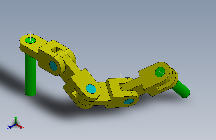 具有平面关系的链条连接装配-SW-