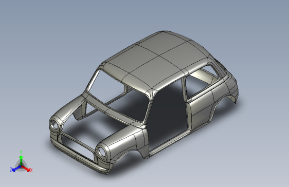 具有投射式大灯的Austin Mini3.-STEPIGES-