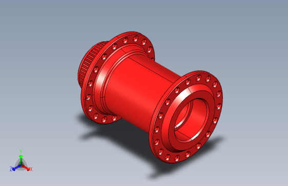 具有自动清洁功能的真空吸尘器-CATIA-