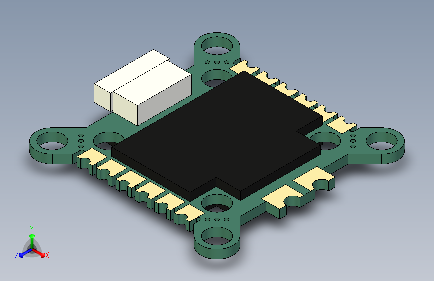 可拆卸孔距的迷你 4合1 电调NeutronRC Mini 2030 Dual Hold Mini 45A AM32 ESC-STEPIGES-