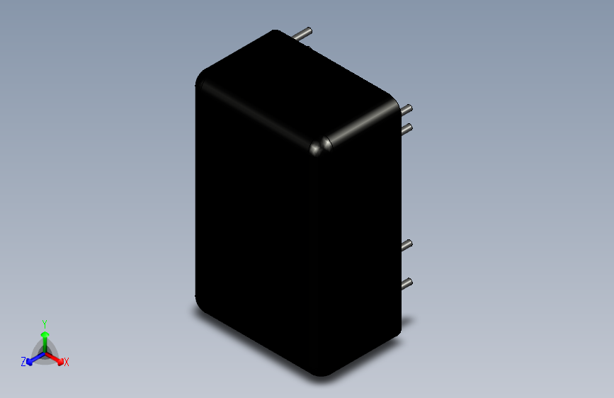 可调节的DC-DC转换器-Autodesk Inventor-