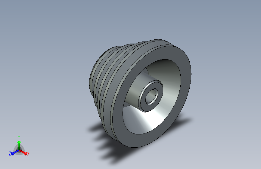 可调节方向的转动用滑轮；分级滑轮-STEPIGES-FreeCAD