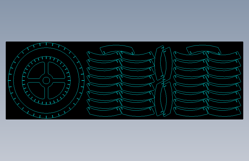 可调节亮度的吊灯-AutoCAD-