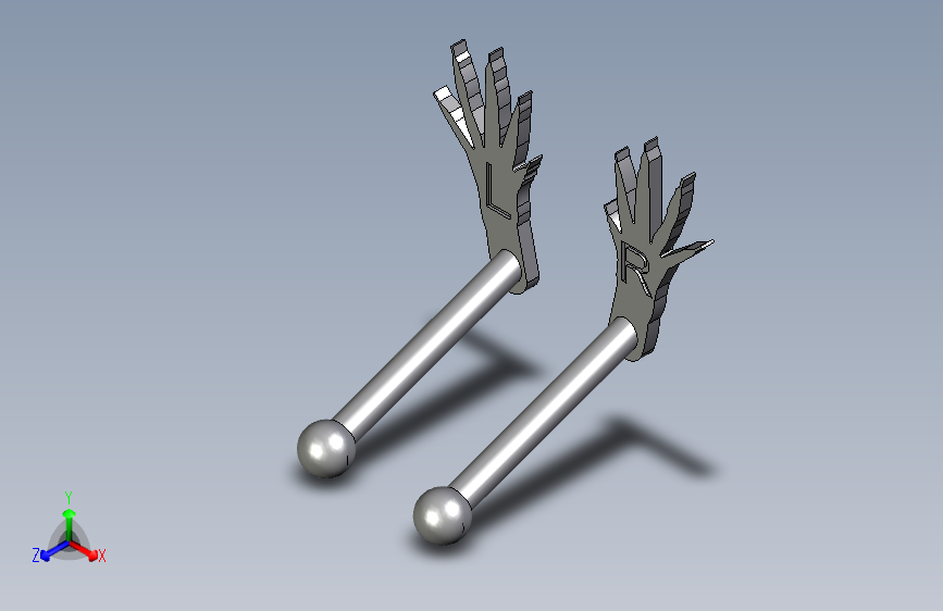 可以打印的三维老鼠脚-3D Manufacturing Format-