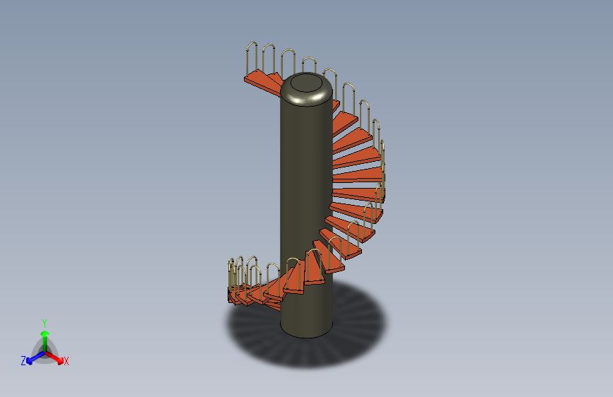 螺旋形楼梯的3D模型--STEPIGES