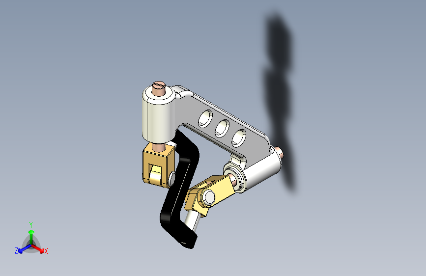 模拟通用联轴器90°通用机构-CATIA-