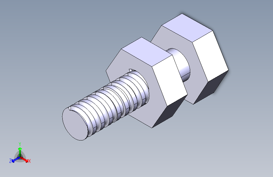 能快速连接的简单螺栓-CATIA-