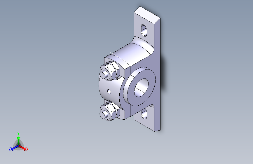 皮尔逊块组件-CATIA-