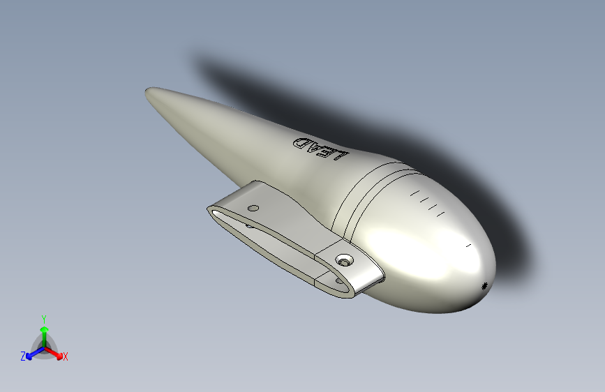 铅船龙骨保护壳--3D Manufacturing Format