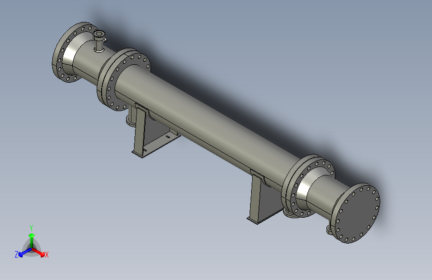 热交换器3D模型热交换器--STEPIGES