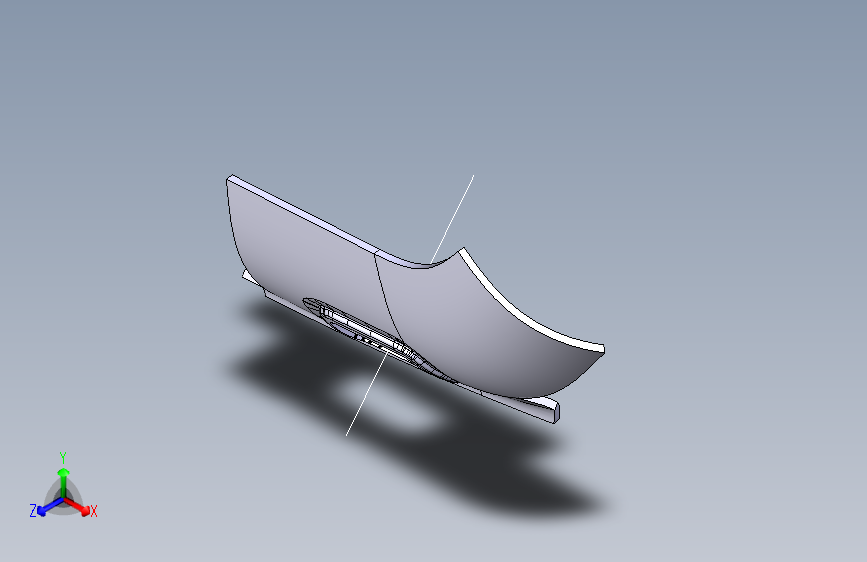 容积计算的燃料箱主部-CATIA-