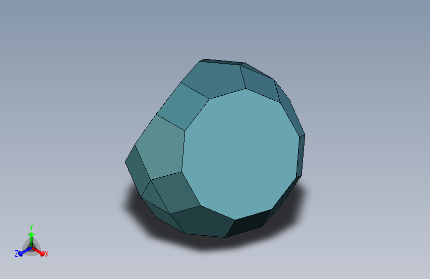 三度截角菱镶二十二面体-STL-Autodesk Inventor