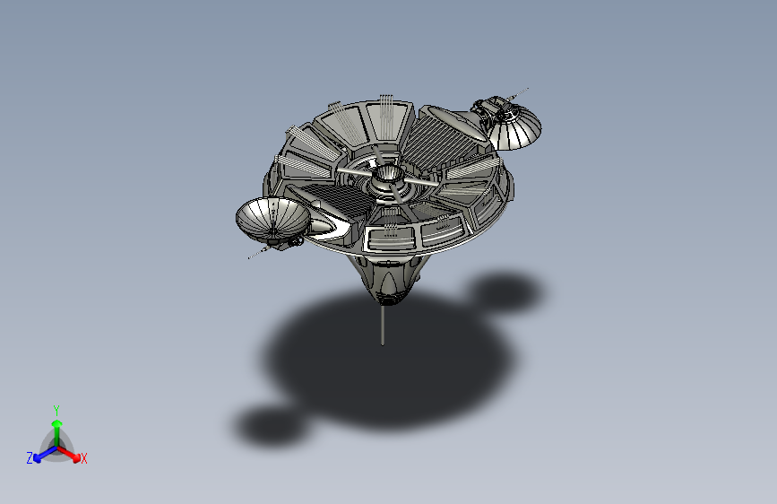 深空信号中继卫星-STEPIGES-Fusion 360