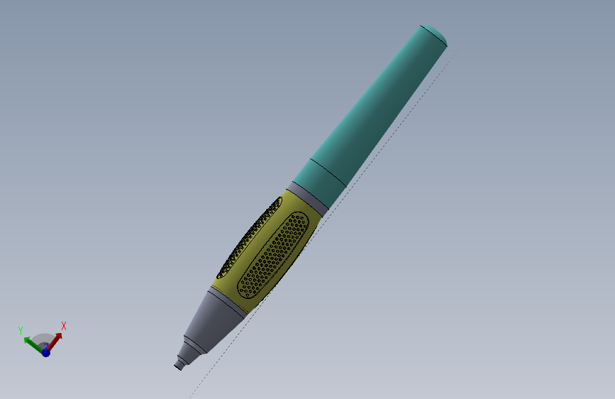 实用笔的实体模型-SW-Snagit