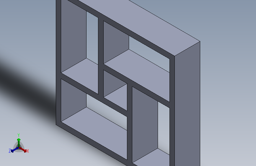 使用Solidworks构建的独特构件Mensola-SW-