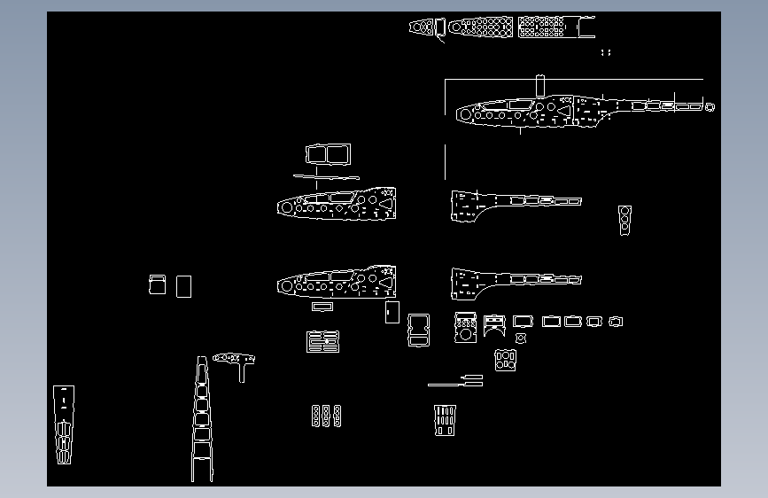 适用于85号喷气发动机适合短跑道的喷气教练机--AutoCAD