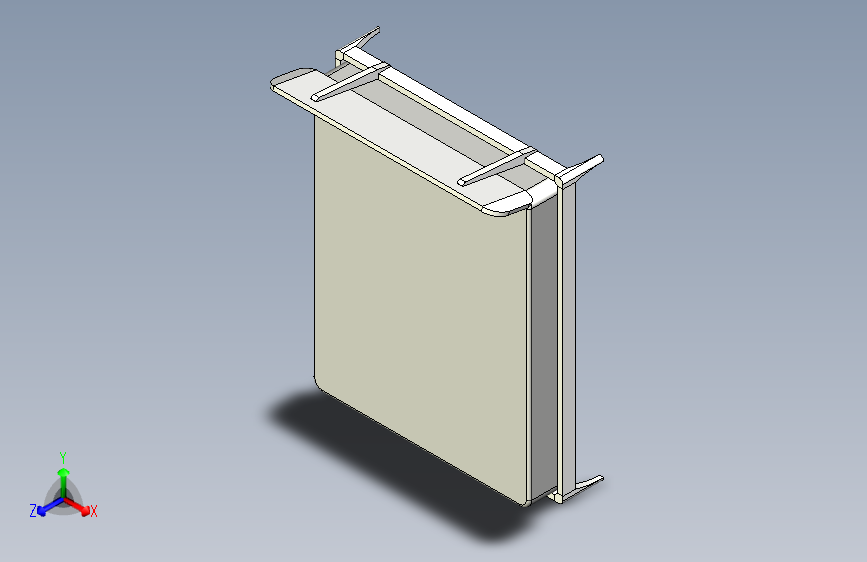 舒适耐用的床-Autodesk Inventor-