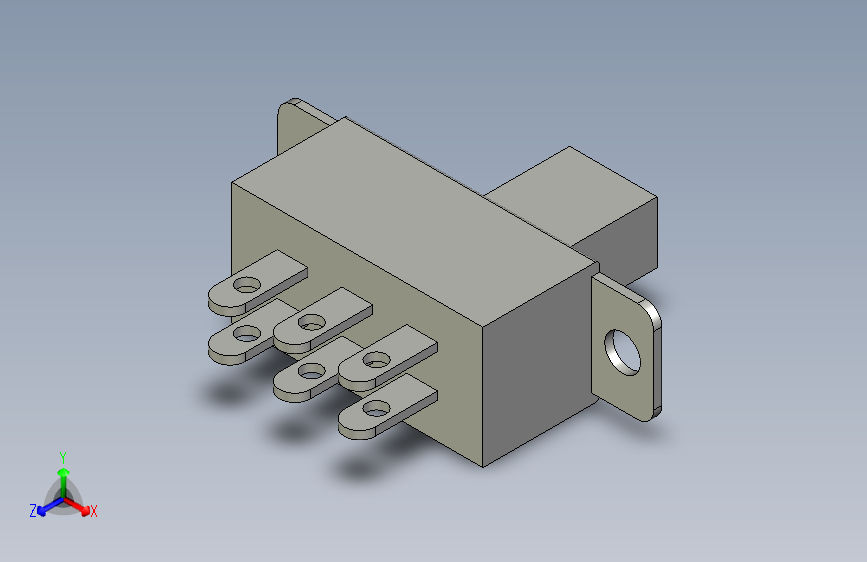 竖直开关模型(ss-22f32)-STEPIGES-Fusion 360